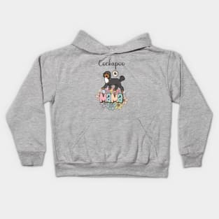 Tricolor Cockapoo Mama Kids Hoodie